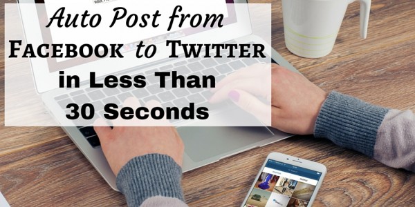 Save time on social media by auto posting from Facebook to Twitter in one simple step. Learn how right now.